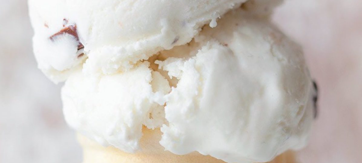 Coconut Yogurt Ice Cream with Chocolate Chunks