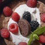Cookie Oatmeal with Fresh Fruit