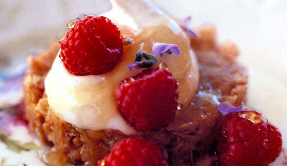 Cranachan with Lavender Honey