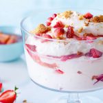 Cream Cheese with Strawberries and Rhubarb