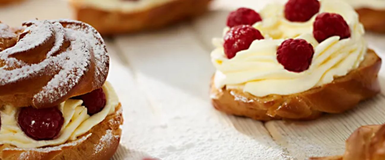 Cream Puffs with Vanilla Cream