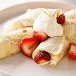 Creamy Strawberry Crêpes