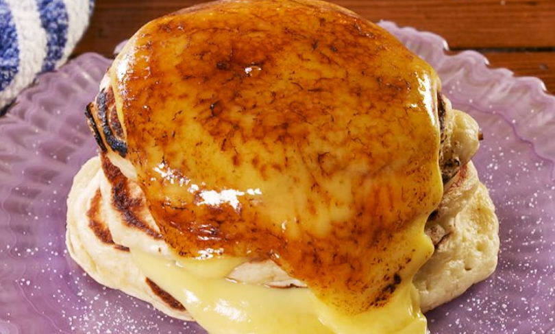 Crème Brûlée Pancakes