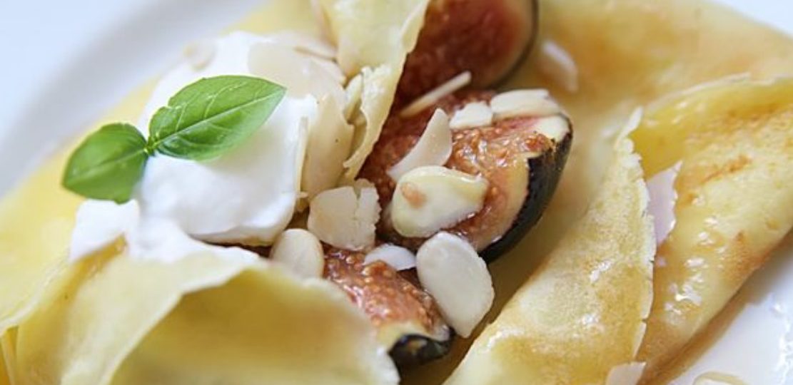 Crepes with Caramelized Figs