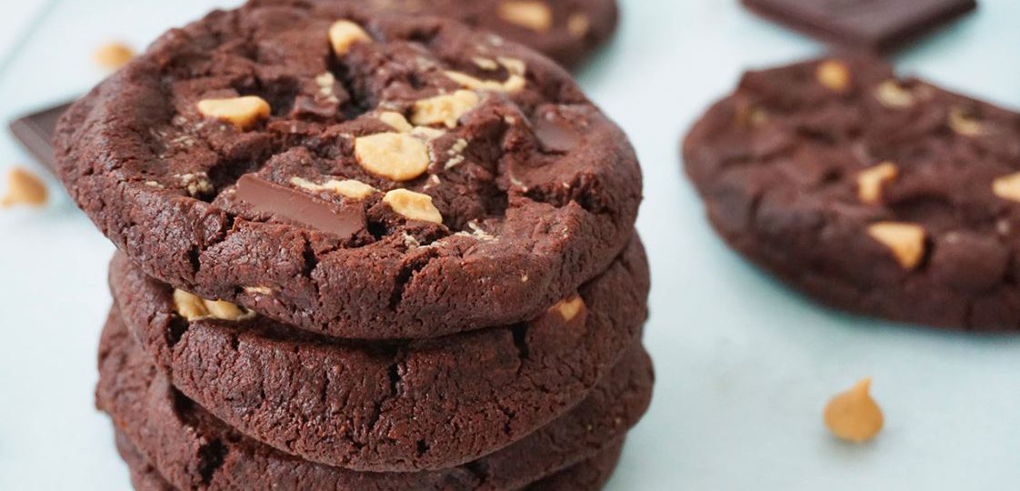 Double Chocolate Peanut Butter Cookies
