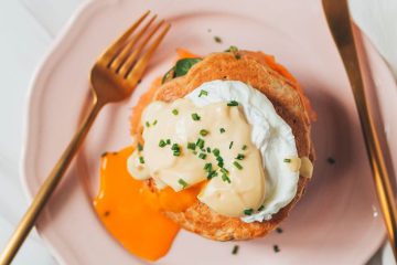 Eggs Benedict Pancakes