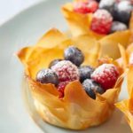 Filo Pastry Baskets with Cream and Fruit