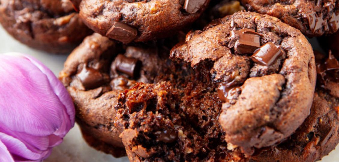 Flourless Chocolate Muffins