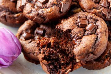 Flourless Chocolate Muffins
