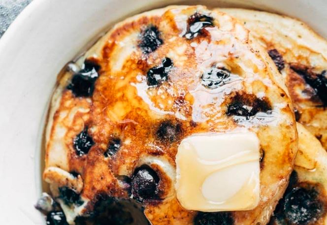 Fluffiest Blueberry Pancakes