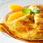 French Crepes Suzette with Oranges