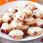 Frosted Cranberry Drop Cookies