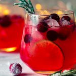 Frosted Mistletoe Margarita Punch