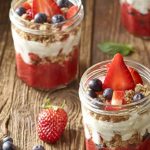 Fruit Dessert with Oat Flakes