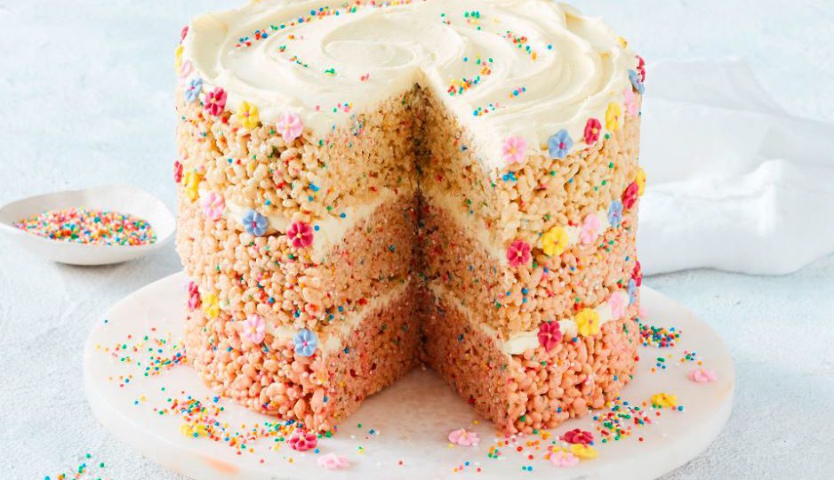 Giant Rice Bubble Cake