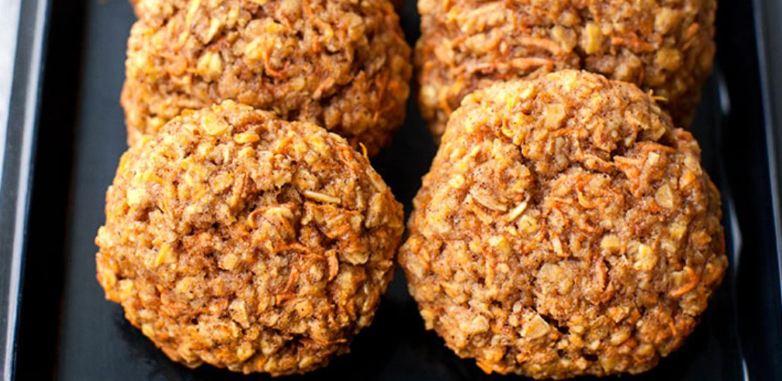 Healthy Oatmeal Cookies with Carrot