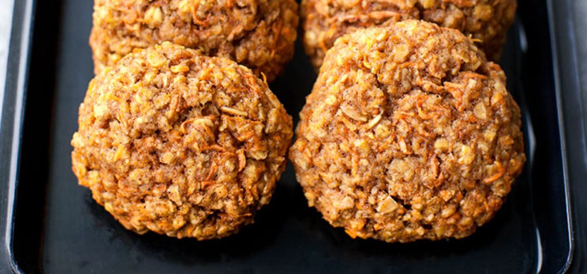 Healthy Oatmeal Cookies with Carrot