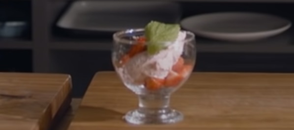 Homemade Strawberry-Rhubarb Ice Cream