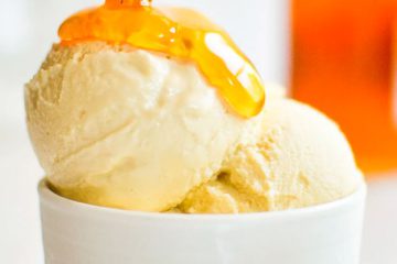 Honey and Lime Ice Cream