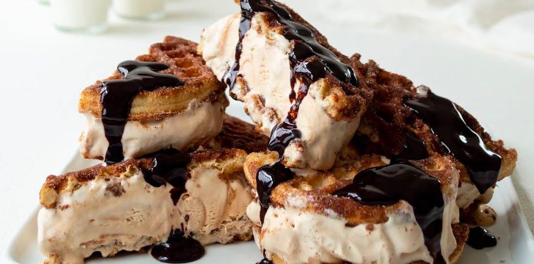 Ice Cream Churro Wafflewiches