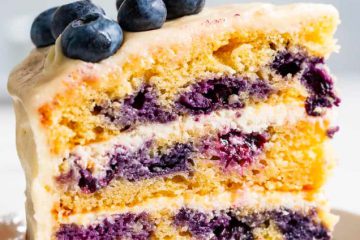 Lemon Blueberry Layer Cake