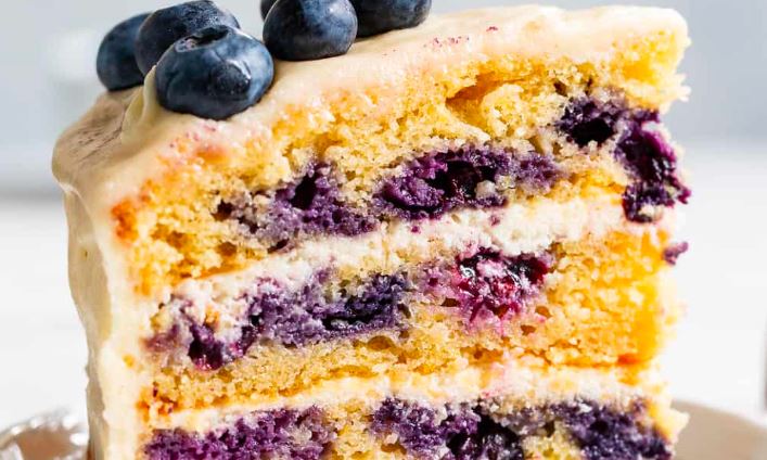 Lemon Blueberry Layer Cake