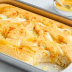 Lemon Ricotta Tray Cake