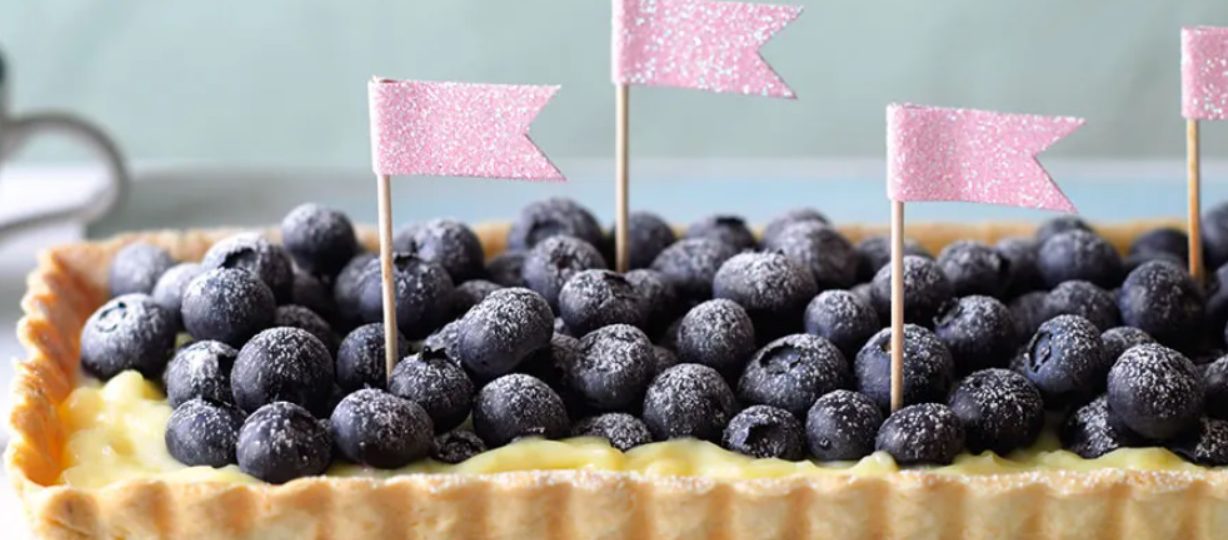 Lemon and Blueberry Tart