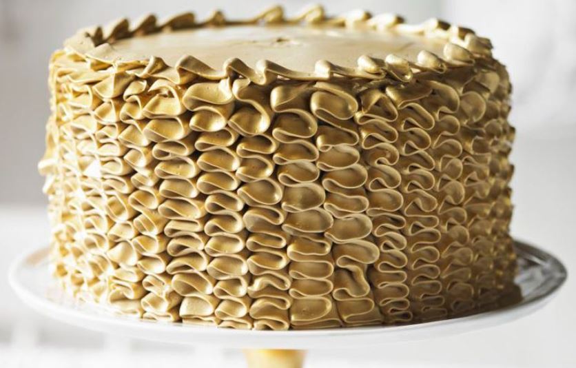 Maple & Pear Ruffle Cake