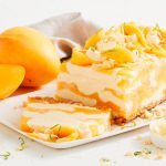 Milky Bar & Mango Ice Cream Log