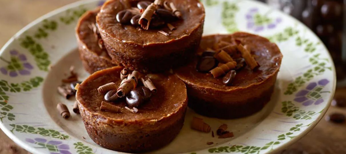 Mini Coffee Cheesecakes