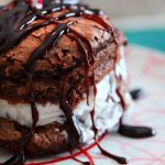 Mini Stacked Ice Cream Birthday Cakes