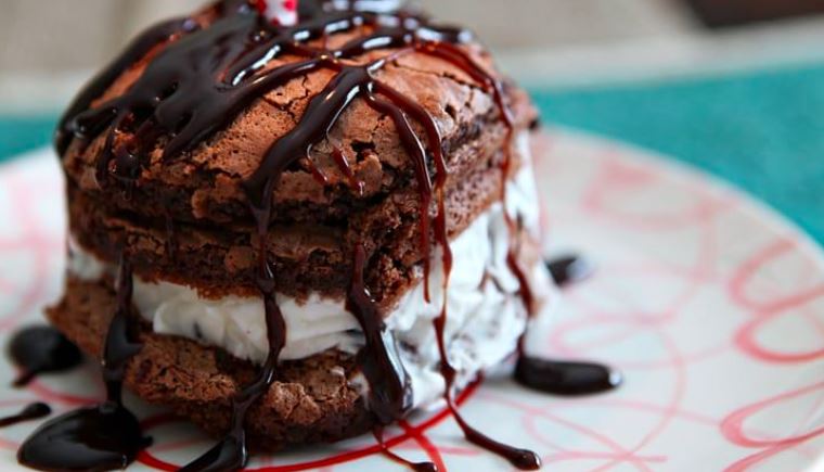 Mini Stacked Ice Cream Birthday Cakes