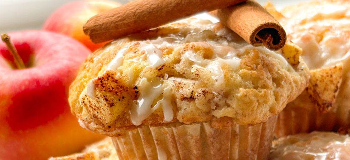 Mini apple cinnamon muffins