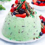 Mint Ice Cream Bombe