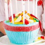 Mixing bowl birthday cake
