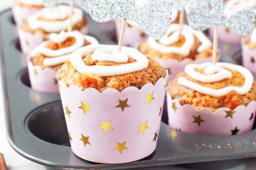 Muffins with Roasted Apples and Cinnamon