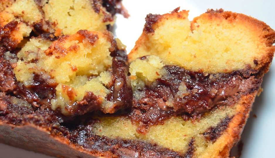 Nutella Swirl Pound Cake