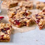 One-Bowl Oatmeal Jam Bars