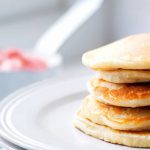 Pancakes with Rhubarb Cream