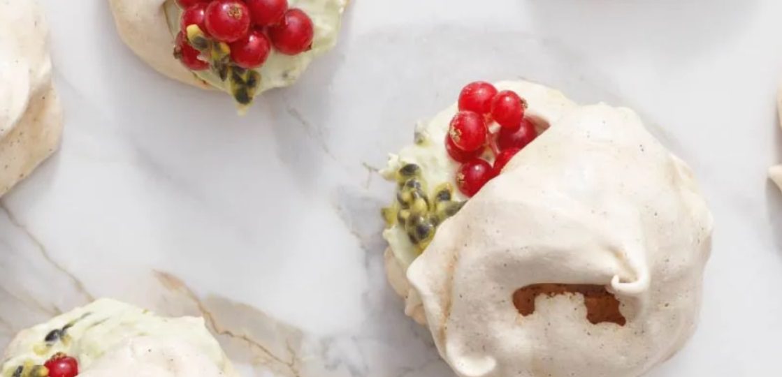 Passion Fruit Meringues