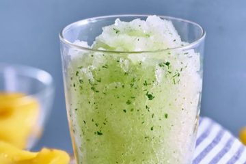 Peach-Mint Slushy