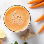 Peach and Carrot Milkshake