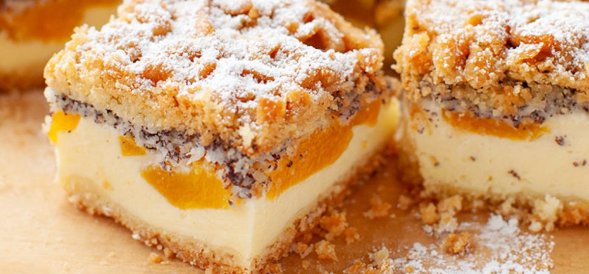 Peach and Poppy Seed Cheesecake