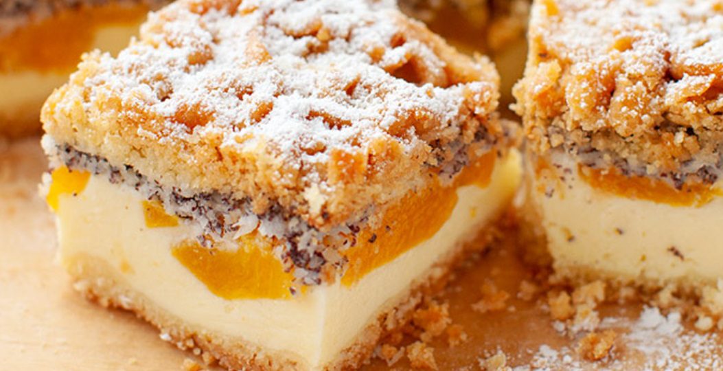 Peach and Poppy Seed Cheesecake