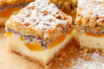 Peach and Poppy Seed Cheesecake