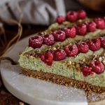 Polish Mazurek with Pistachio Cream