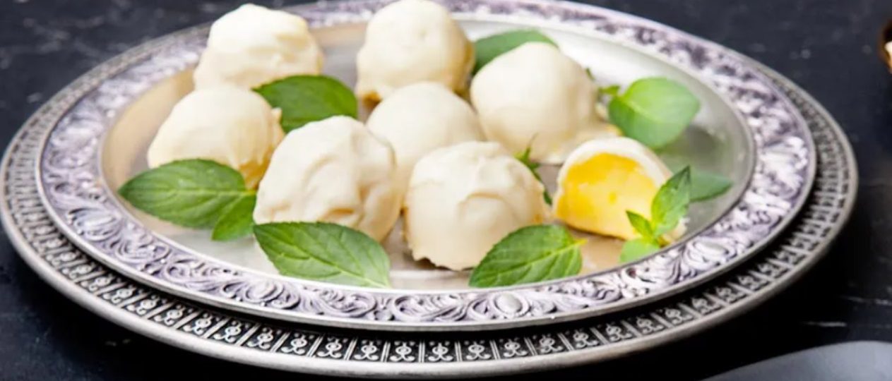 Pumpkin White Chocolate Truffles