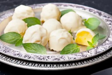 Pumpkin White Chocolate Truffles