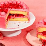 Raspberry Cake With Whipped Cream Filling